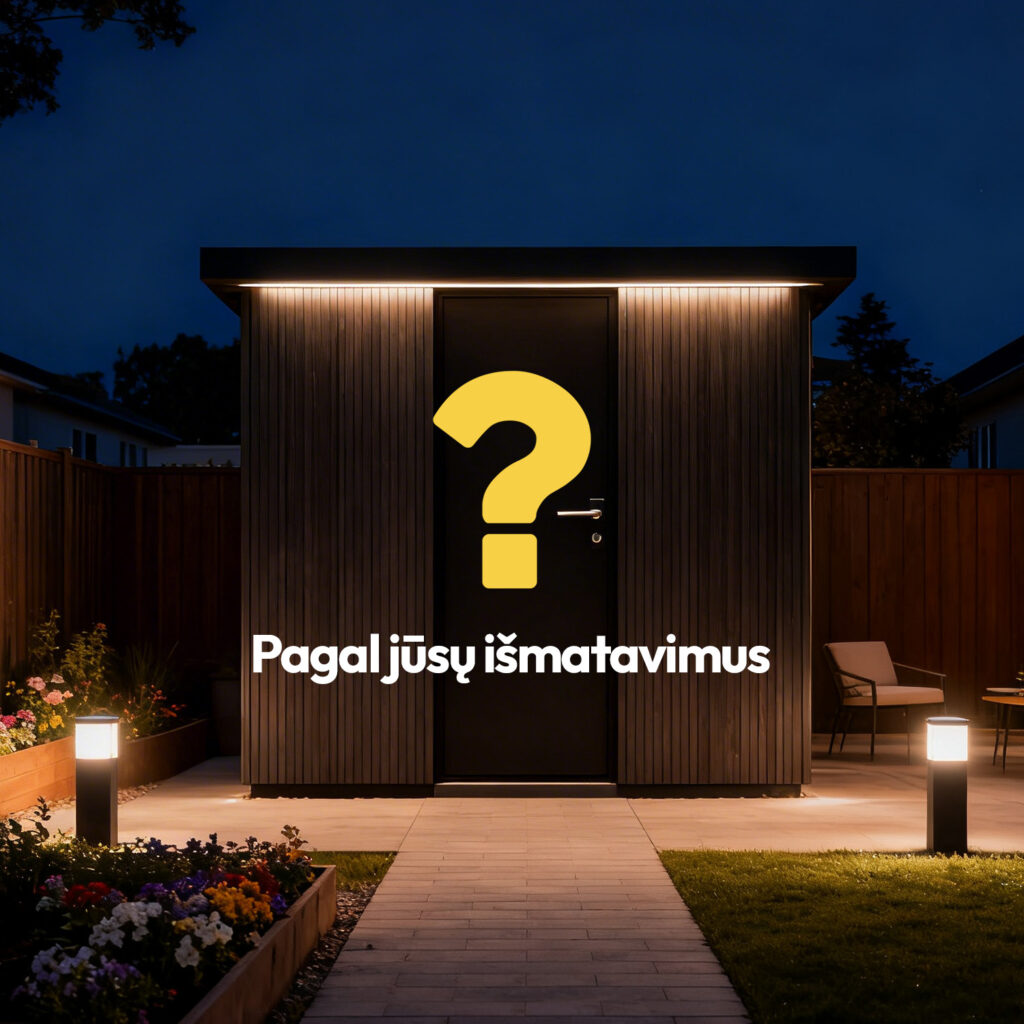 Medinis sandeliukas pagal ismatavimus
